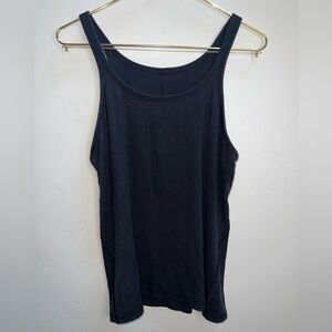 lululemon athletica Black Ribbed Scoop‎ Tank Top